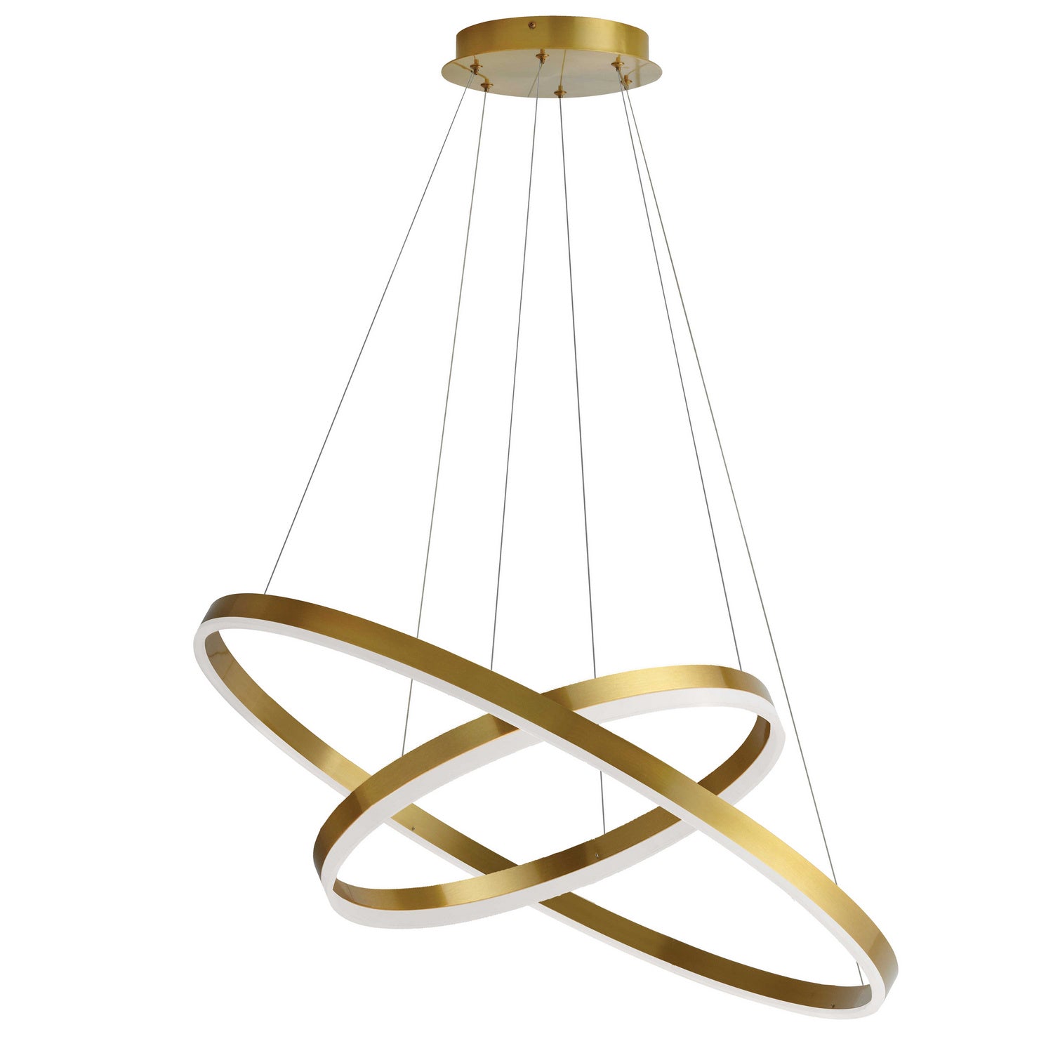 Dainolite Ltd - CIR-1497C-AGB - LED Chandelier - Circulo - Aged Brass