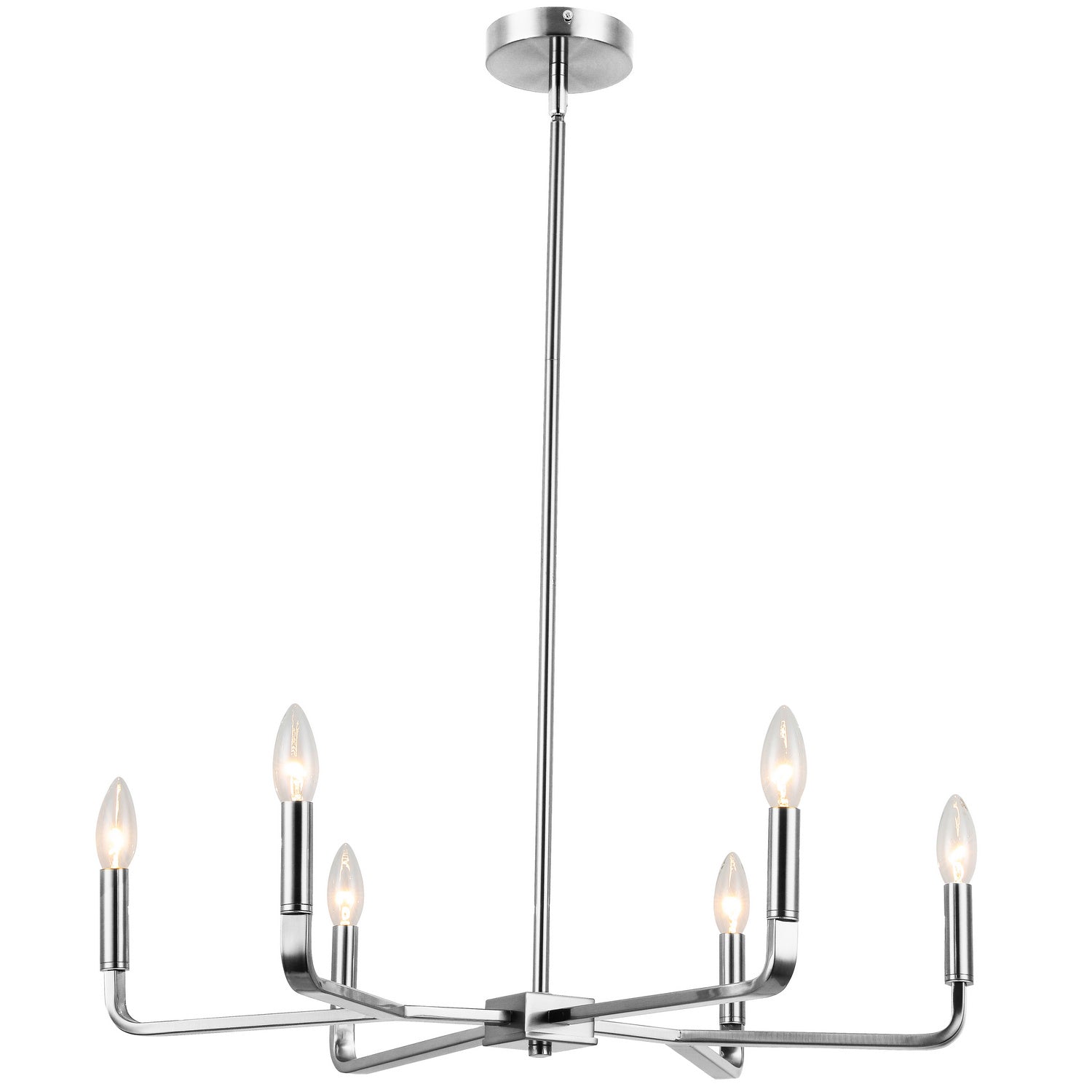 Dainolite Ltd - CLT-246-PC - Six Light Chandelier - Colette - Polished Chrome