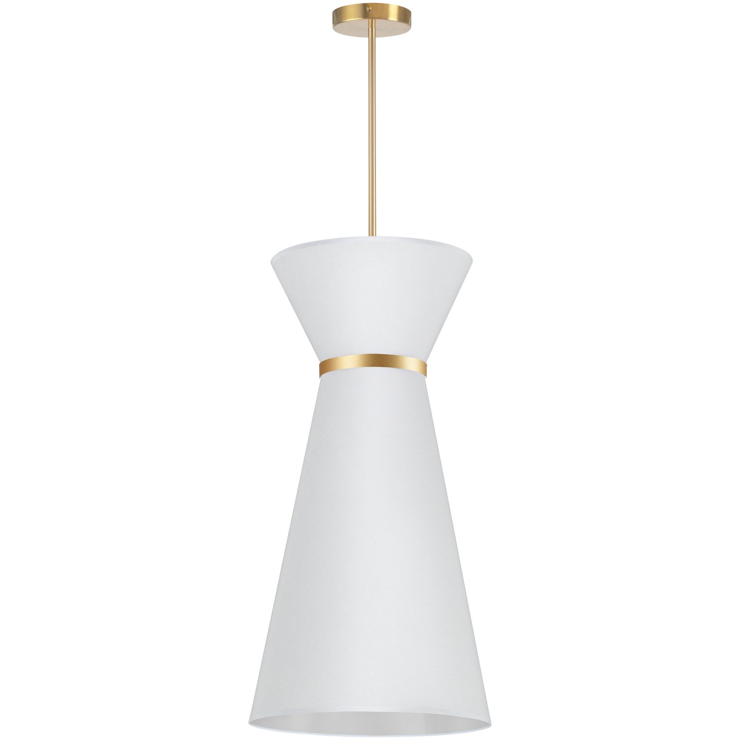 Dainolite Ltd - CTN-141P-AGB-790 - One Light Pendant - Caterine - White