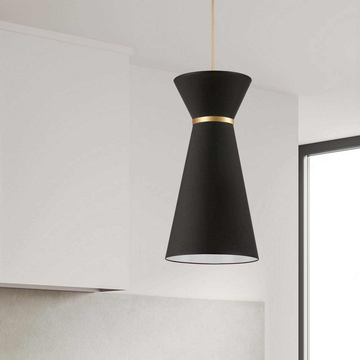 Dainolite Ltd - CTN-141P-AGB-797 - One Light Pendant - Caterine - Black