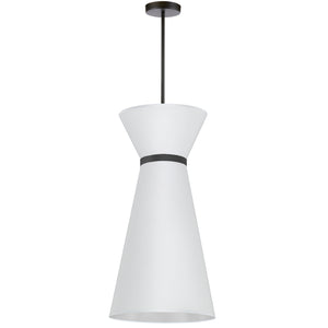 Dainolite Ltd - CTN-141P-MB-790 - One Light Pendant - Caterine - White