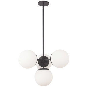 Dainolite Ltd - DAY-214P-MB - Four Light Pendant - Dayana - Matte Black