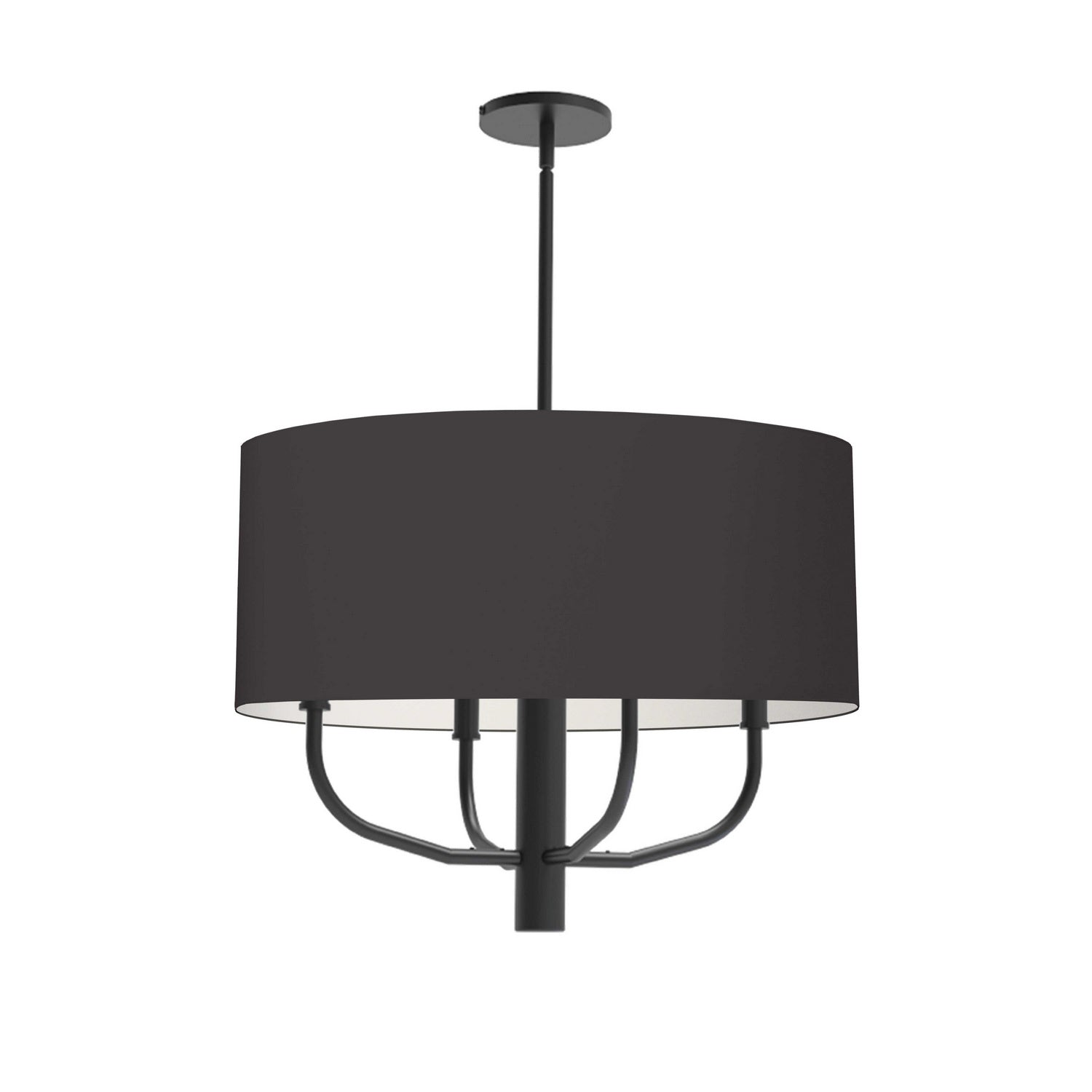 Dainolite Ltd - ELN-224C-MB-797 - Four Light Chandelier - Eleanor - Black