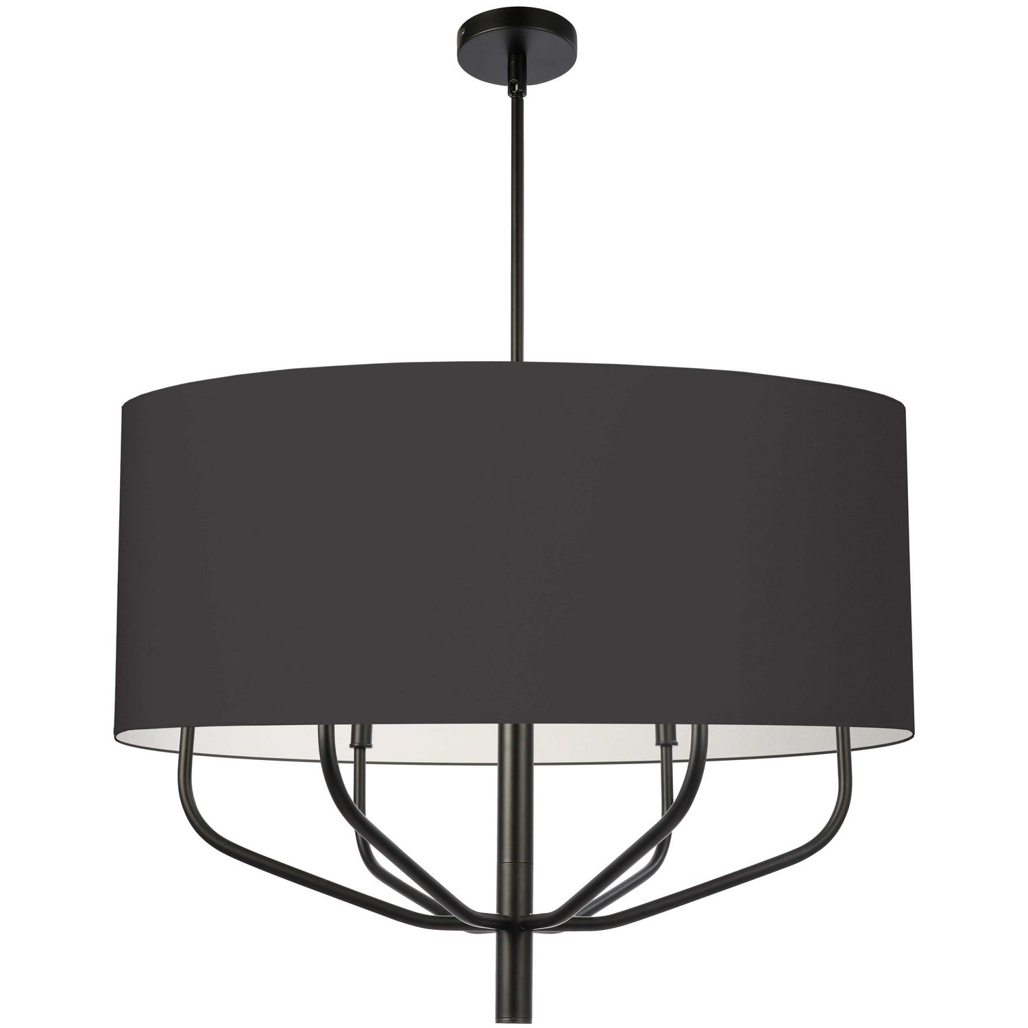 Dainolite Ltd - ELN-306C-MB-797 - Six Light Chandelier - Eleanor - Black