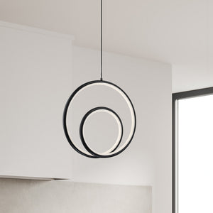 Dainolite Ltd - GBL-1222LEDP-MB - LED Pendant - Gabriel - Matte Black