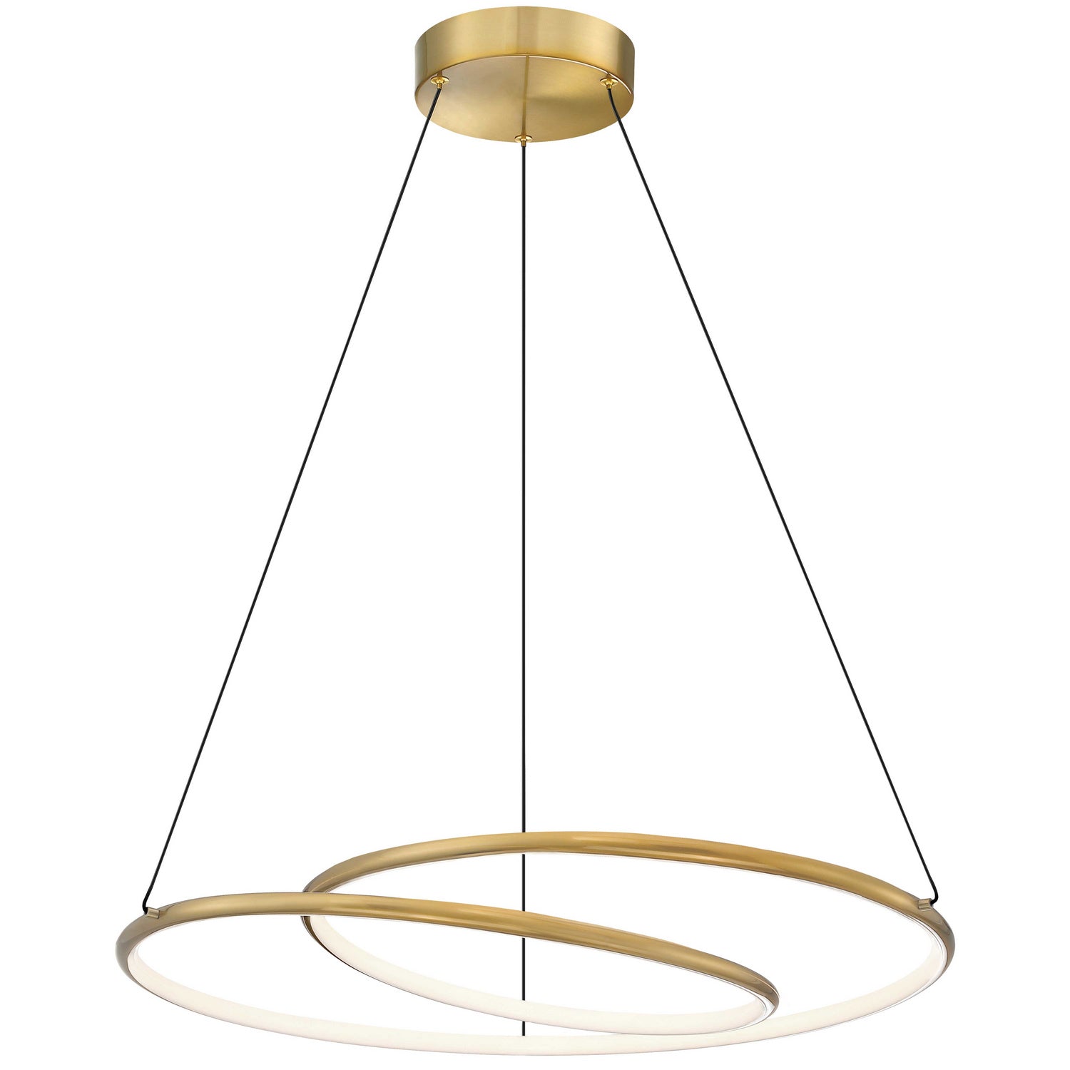 Dainolite Ltd - GBL-2438LEDC-AGB - LED Chandelier - Gabriel - Aged Brass