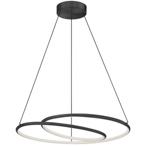 Dainolite Ltd - GBL-2438LEDC-MB - LED Chandelier - Gabriel - Matte Black