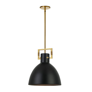 Dainolite Ltd - LBY-141P-MB-AGB - One Light Pendant - Liberty - Matte Black