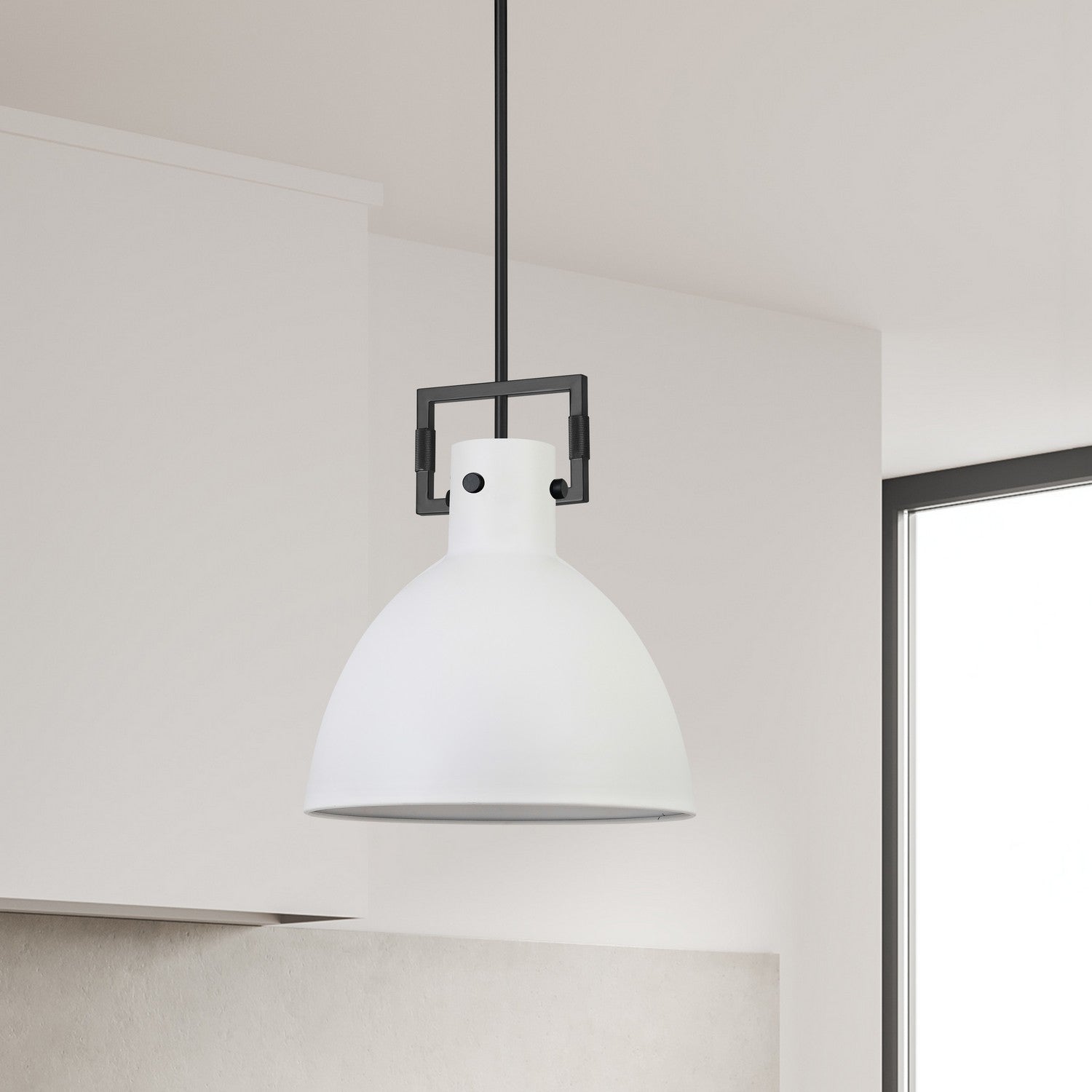 Dainolite Ltd - LBY-141P-MW-MB - One Light Pendant - Liberty - Matte White