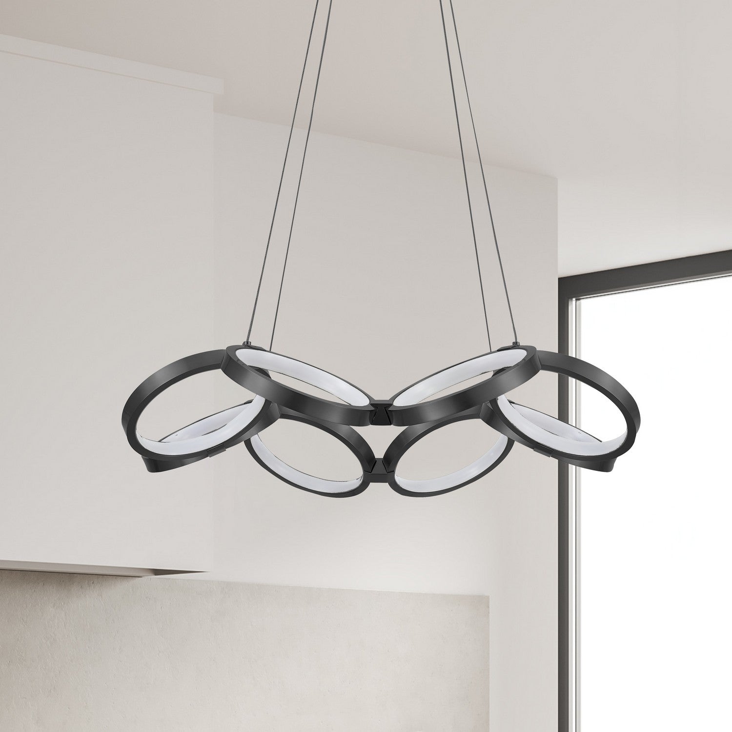 Dainolite Ltd - PHO-2564LEDC-MB - LED Chandelier - Philo - Matte Black