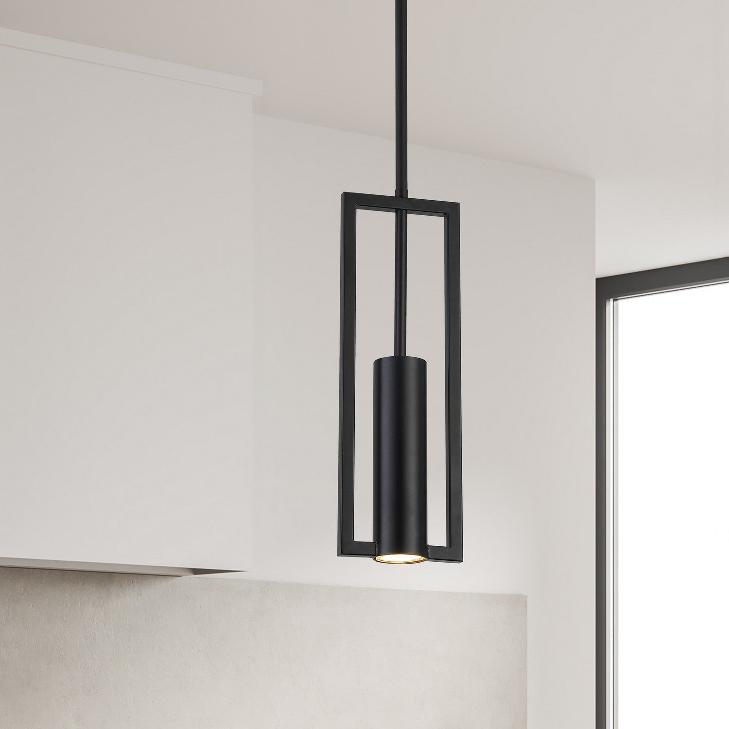 Dainolite Ltd - PLN-151P-MB - One Light Pendant - Pauline - Matte Black