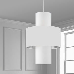 Dainolite Ltd - POA-224P-PC-691-790 - Four Light Pendant - Patrona - White