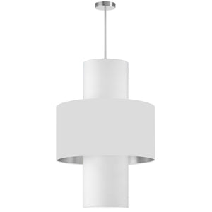 Dainolite Ltd - POA-224P-PC-691-790 - Four Light Pendant - Patrona - White