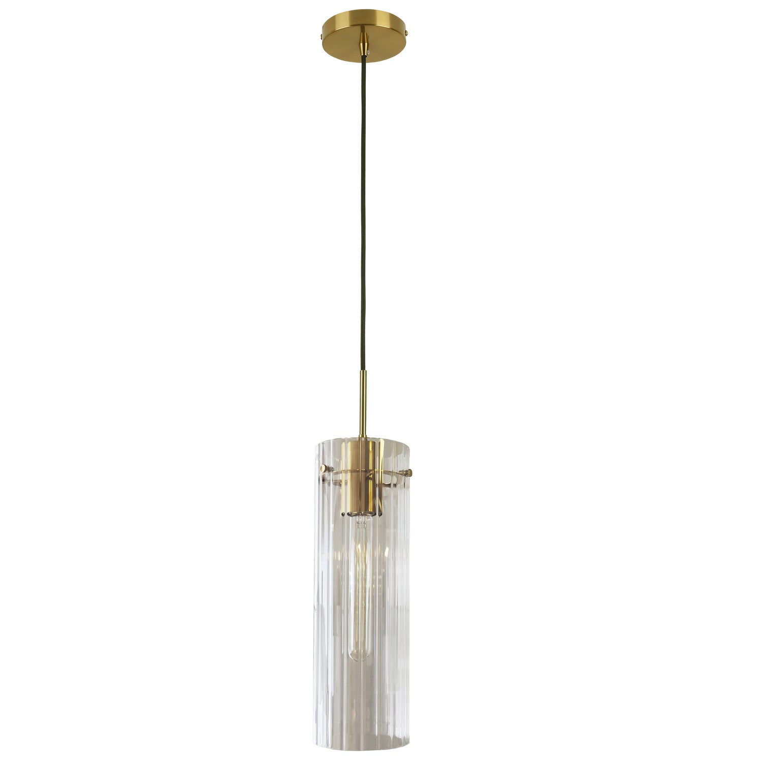 Dainolite Ltd - PTA-51P-CFF-AGB - One Light Pendant - Patia - Clear