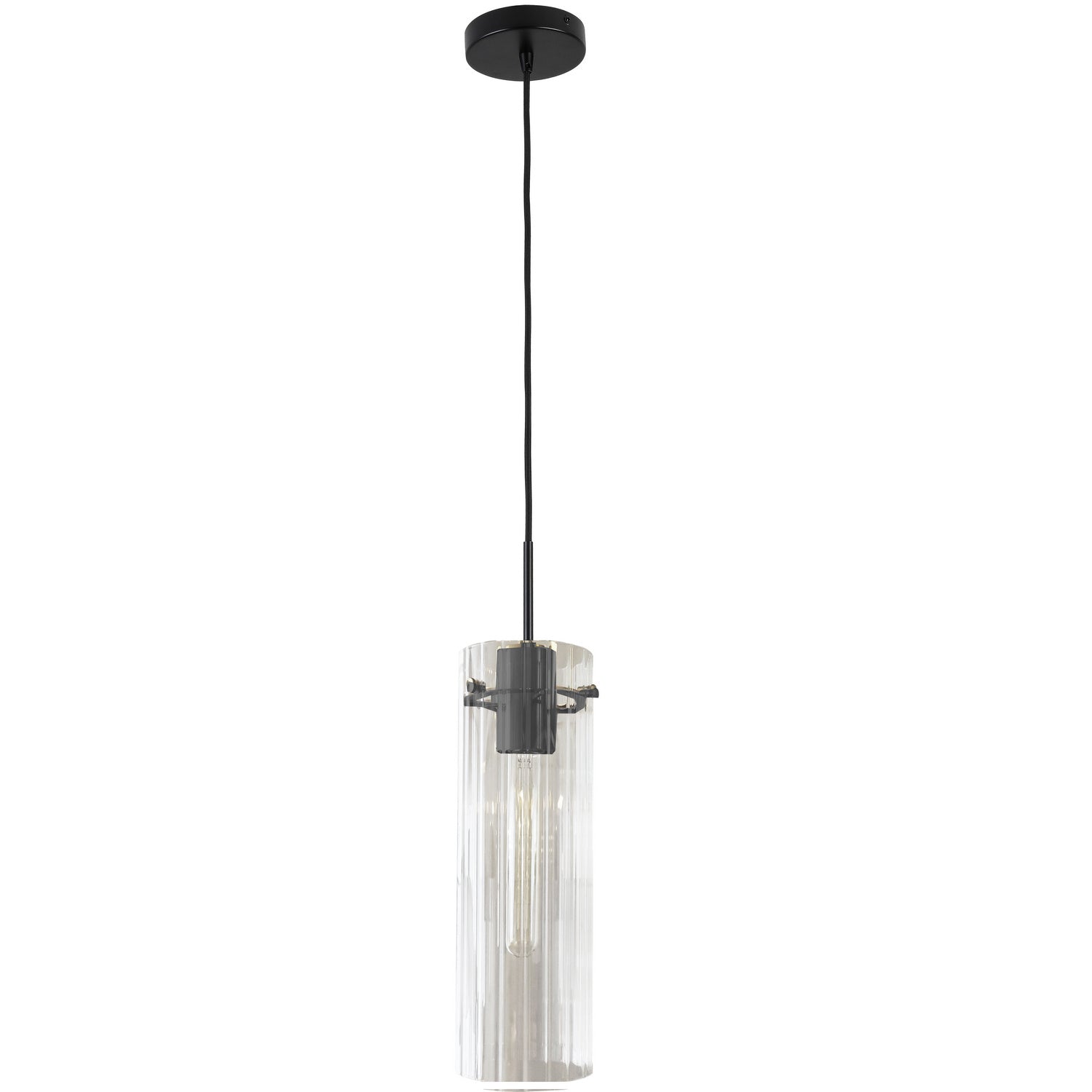 Dainolite Ltd - PTA-51P-CFF-MB - One Light Pendant - Patia - Clear