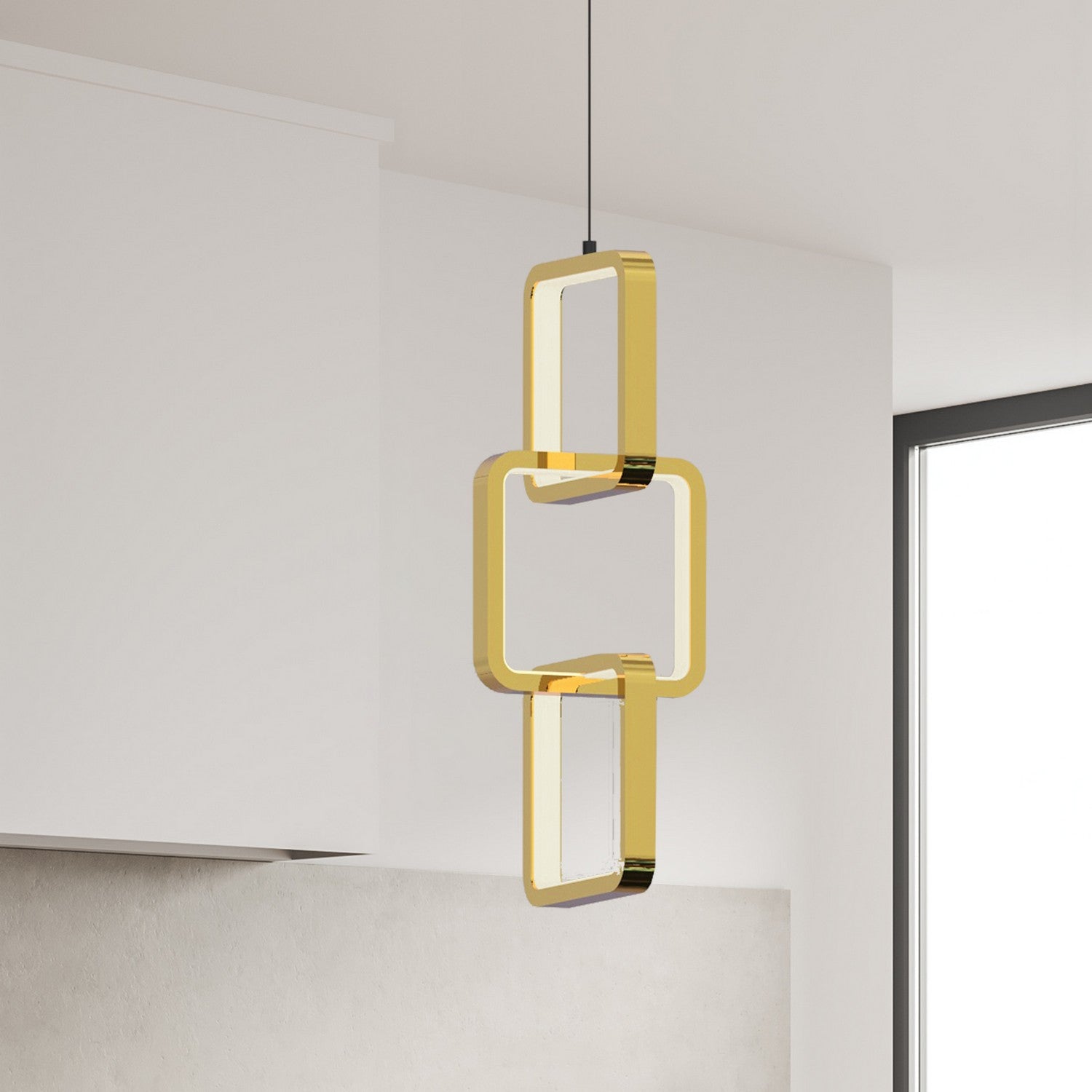 Dainolite Ltd - PTY-1522LEDP-AGB - LED Pendant - Patsy - Aged Brass