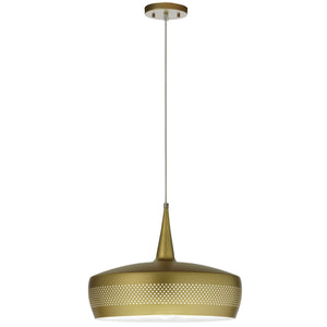 Dainolite Ltd - PXE-161P-AGB - One Light Pendant - Pixie - Aged Brass