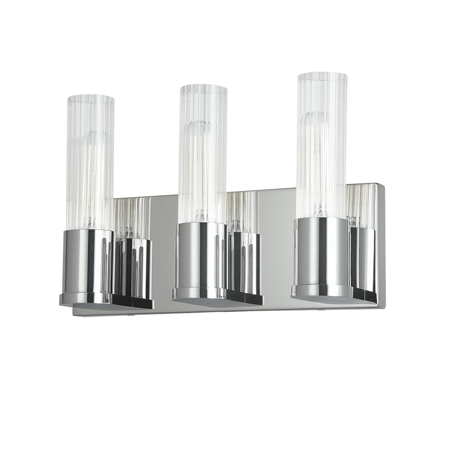 Dainolite Ltd - TBE-123W-PC - Three Light Vanity - Tube - Polished Chrome