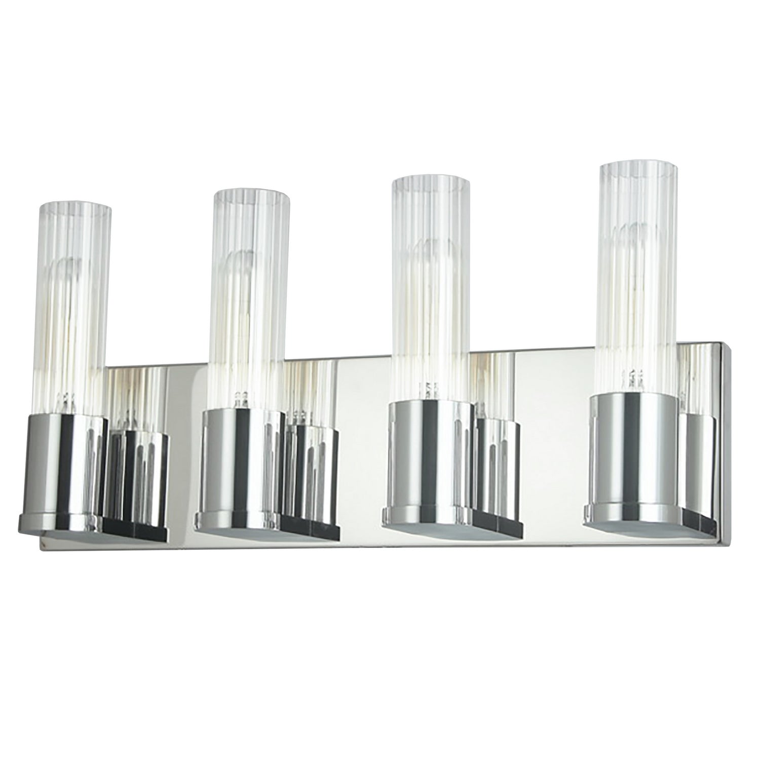 Dainolite Ltd - TBE-174W-PC - Four Light Vanity - Tube - Polished Chrome