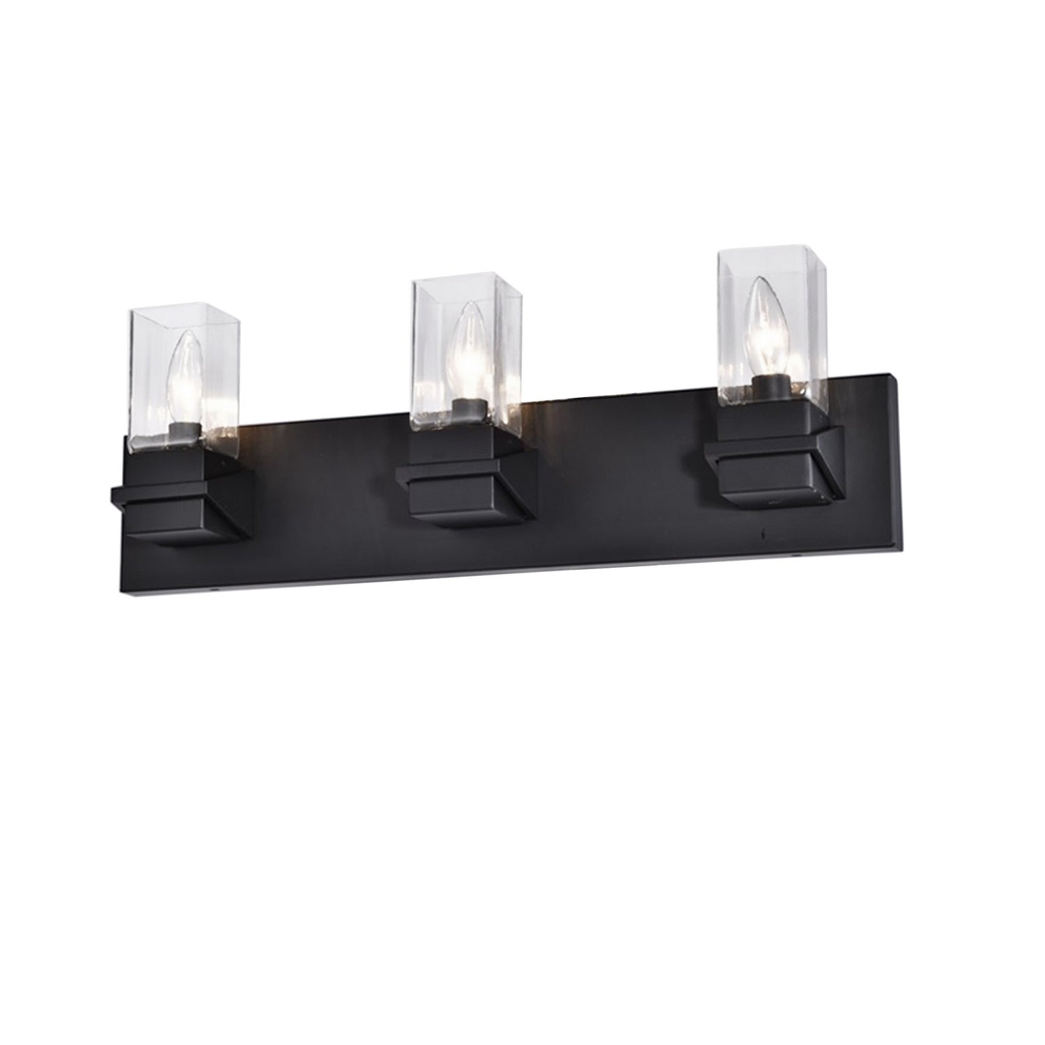 Dainolite Ltd - VER-243W-MB - Three Light Vanity - Veronica - Matte Black