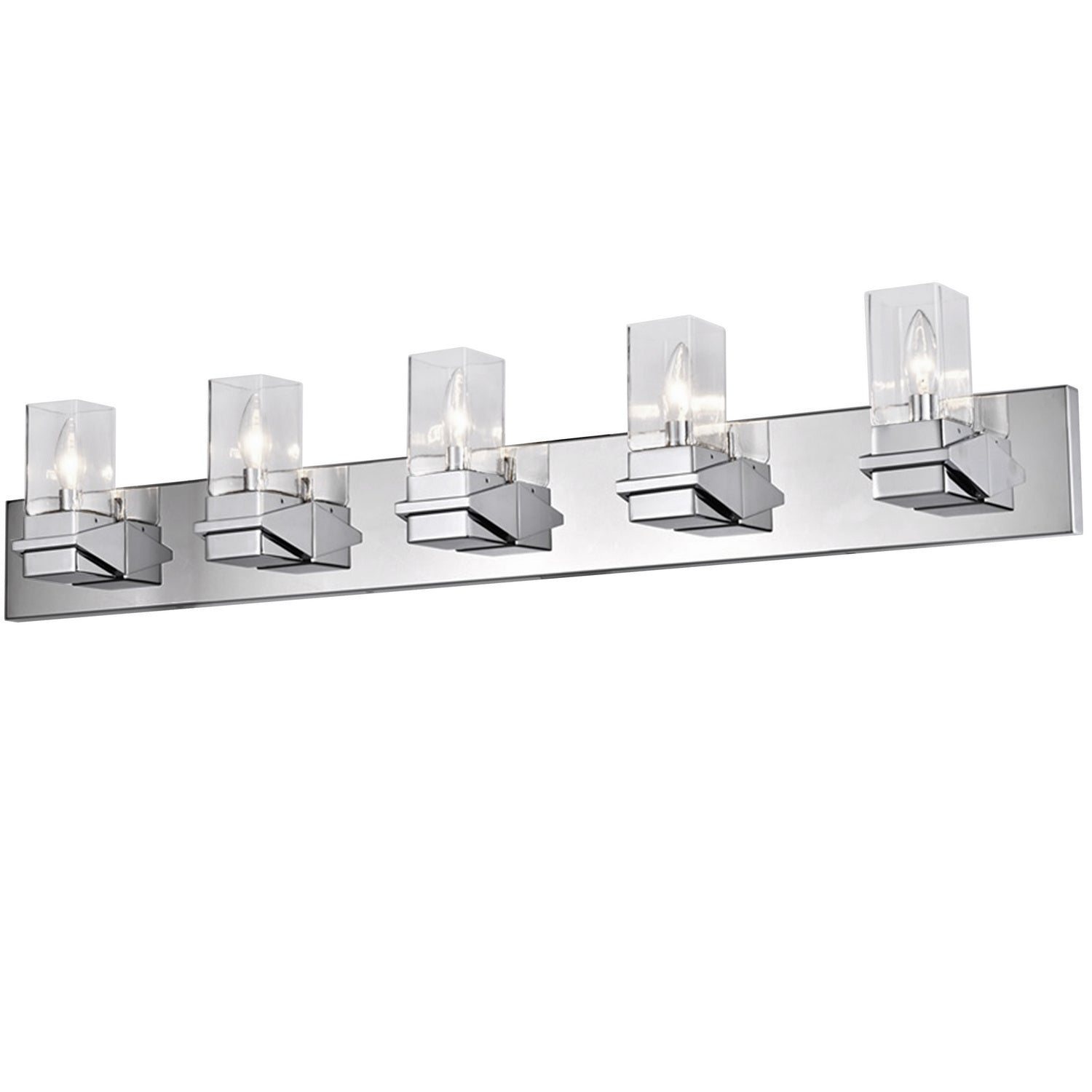 Dainolite Ltd - VER-405W-PC - Five Light Vanity - Veronica - Polished Chrome