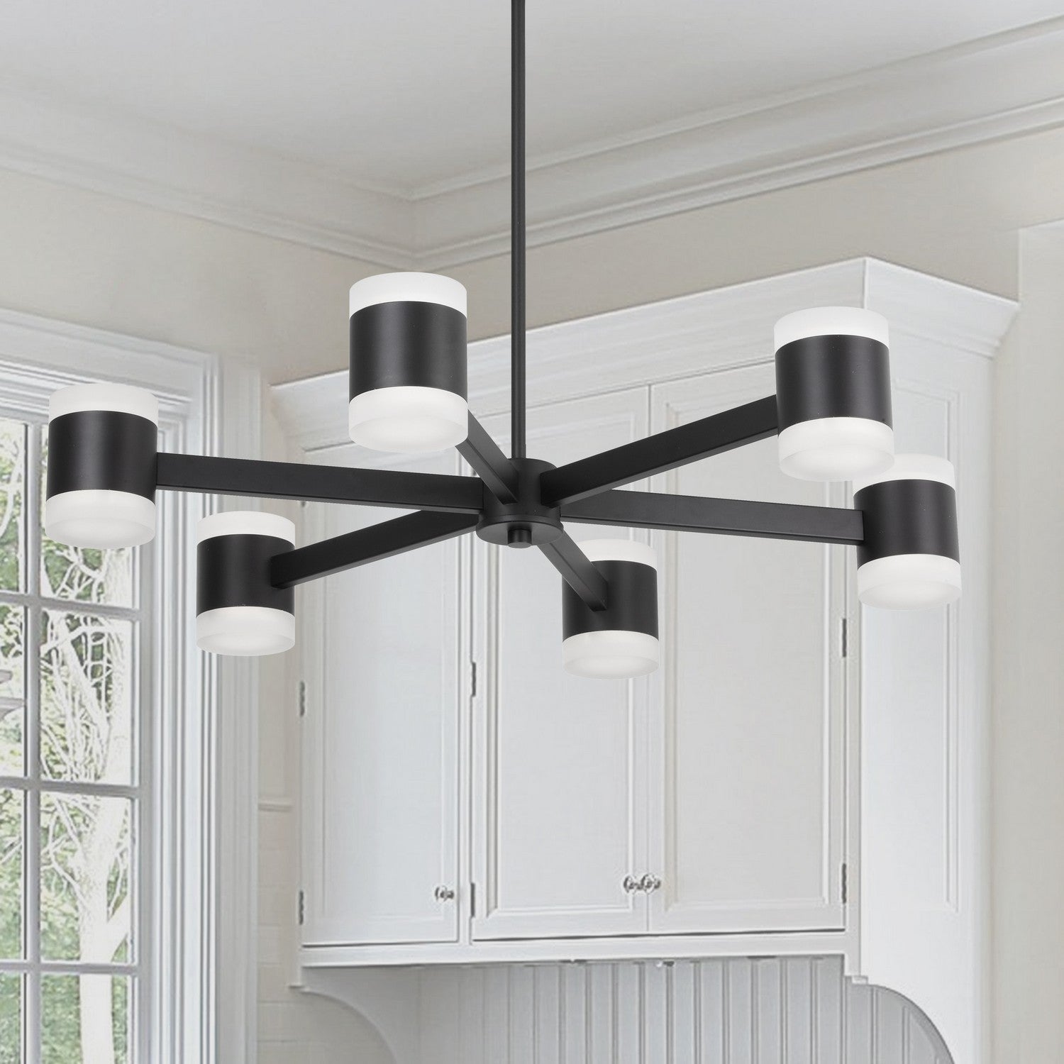 Dainolite Ltd - WLS-2884LEDC-MB - LED Chandelier - Wilson - Matte Black