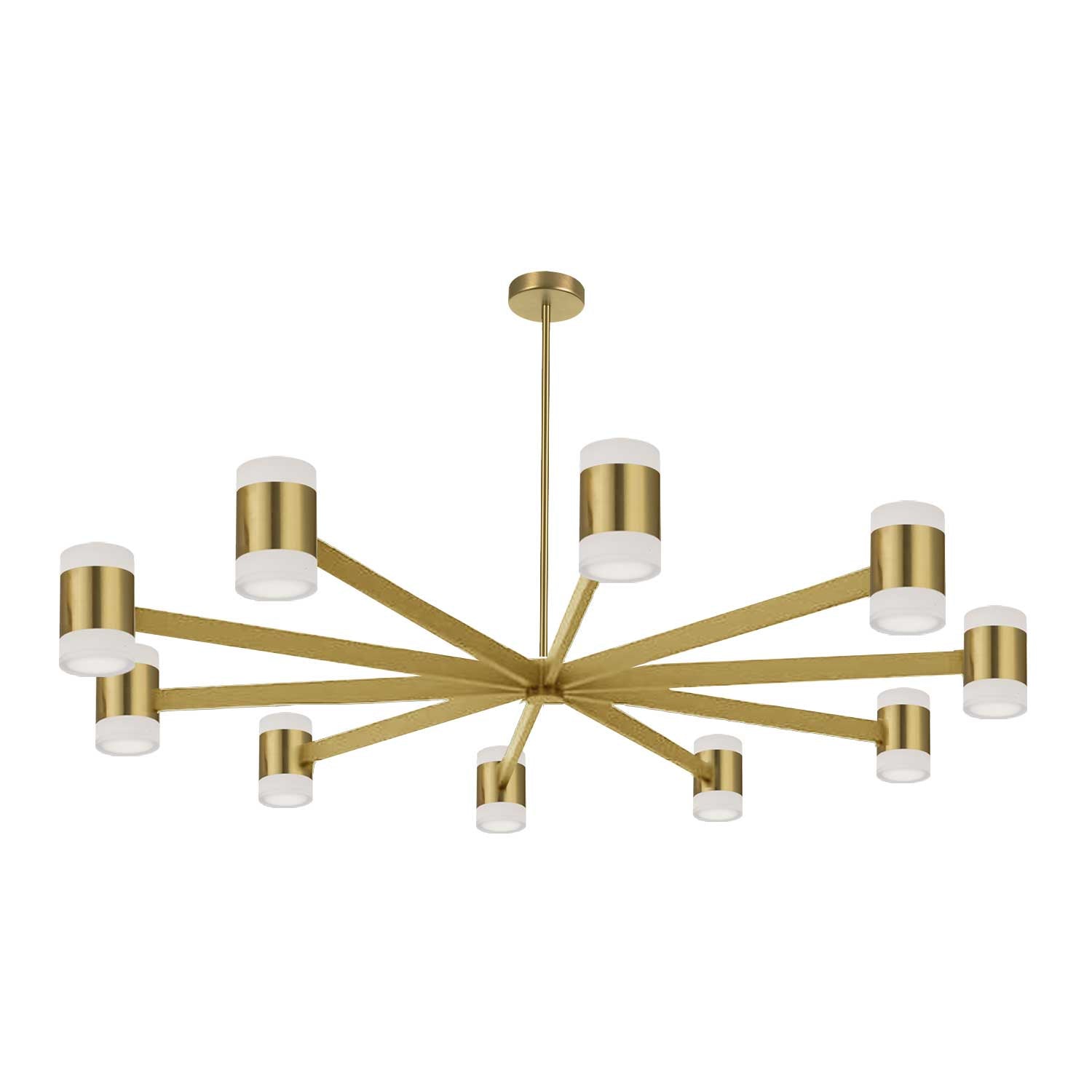 Dainolite Ltd - WLS-48140LEDC-AGB - LED Chandelier - Wilson - Aged Brass