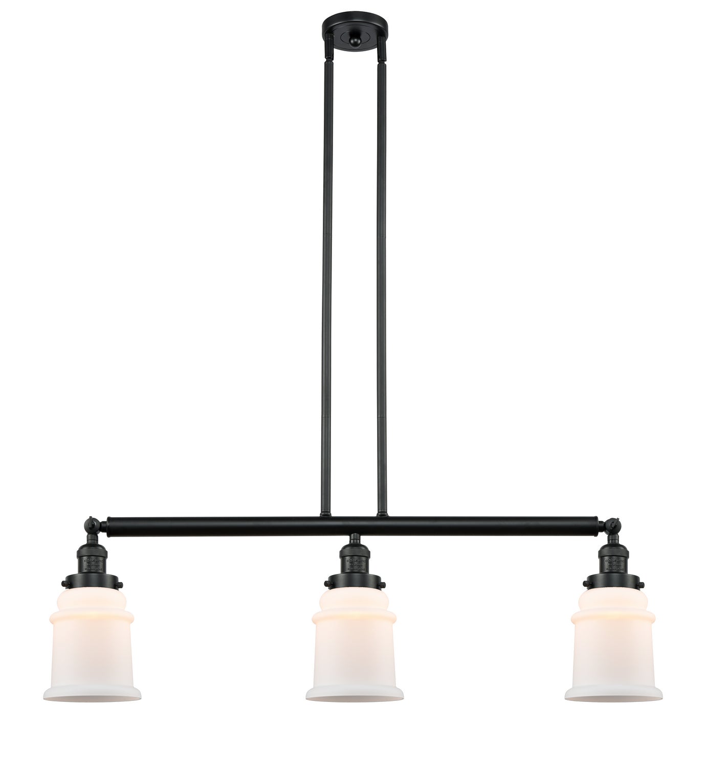 Innovations - 213-BK-G181-LED - LED Island Pendant - Franklin Restoration - Matte Black