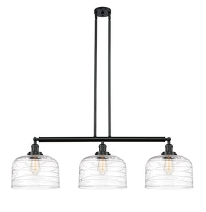 Innovations - 213-BK-G713-L-LED - LED Island Pendant - Franklin Restoration - Matte Black