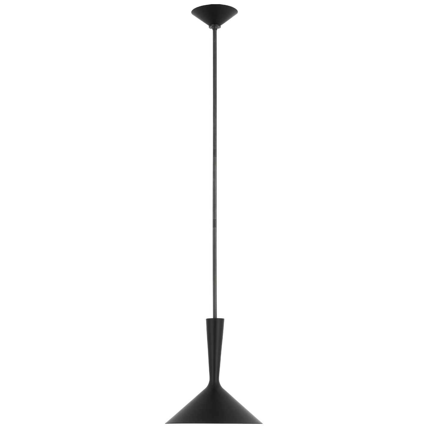 Visual Comfort Signature - ARN 5540BLK/BZ - LED Pendant - Rosetta - Matte Black and Bronze