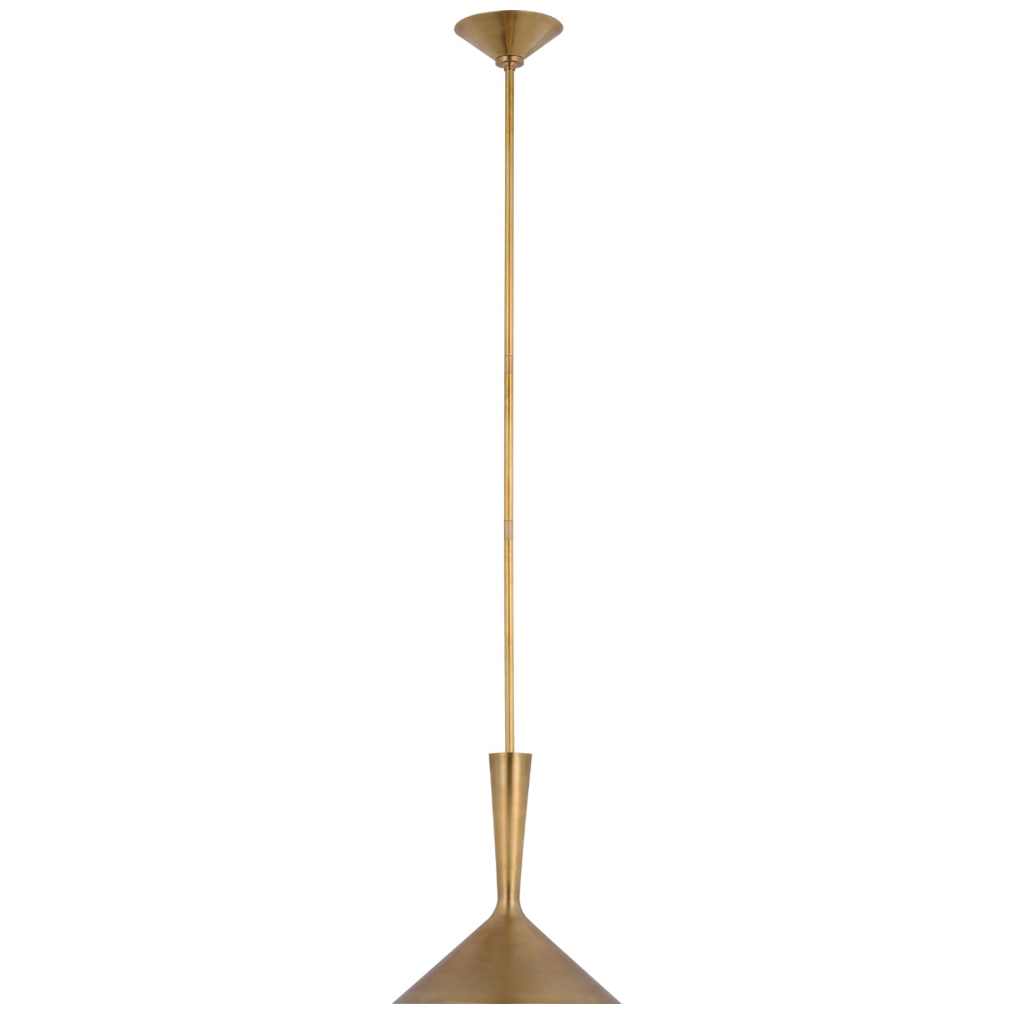 Visual Comfort Signature - ARN 5540HAB - LED Pendant - Rosetta - Hand-Rubbed Antique Brass