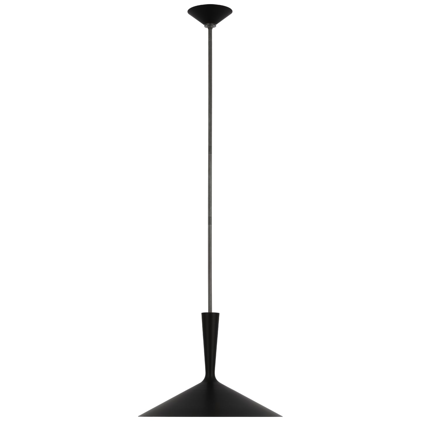 Visual Comfort Signature - ARN 5541BLK/BZ - LED Pendant - Rosetta - Matte Black and Bronze