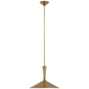 Visual Comfort Signature - ARN 5541HAB - LED Pendant - Rosetta - Hand-Rubbed Antique Brass