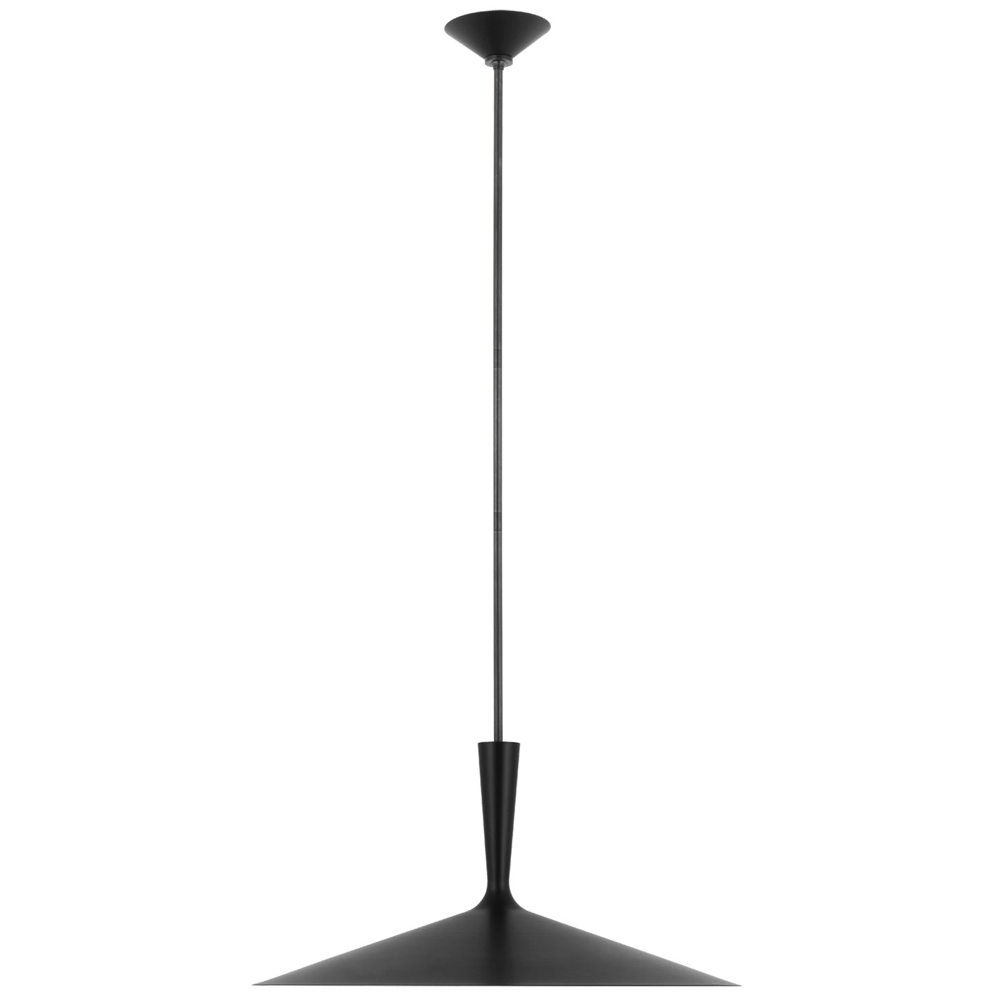 Visual Comfort Signature - ARN 5542BLK/BZ - LED Pendant - Rosetta - Matte Black and Bronze