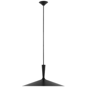 Visual Comfort Signature - ARN 5542BLK/BZ - LED Pendant - Rosetta - Matte Black and Bronze