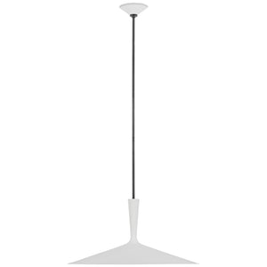 Visual Comfort Signature - ARN 5542WHT/BZ - LED Pendant - Rosetta - Matte White and Bronze