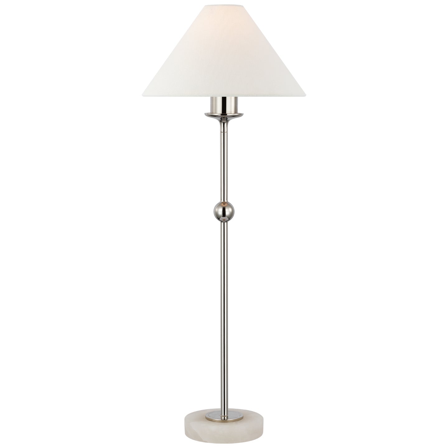 Visual Comfort Signature - CHA 8145PN/ALB-L - LED Accent Lamp - Caspian - Polished Nickel and Alabaster