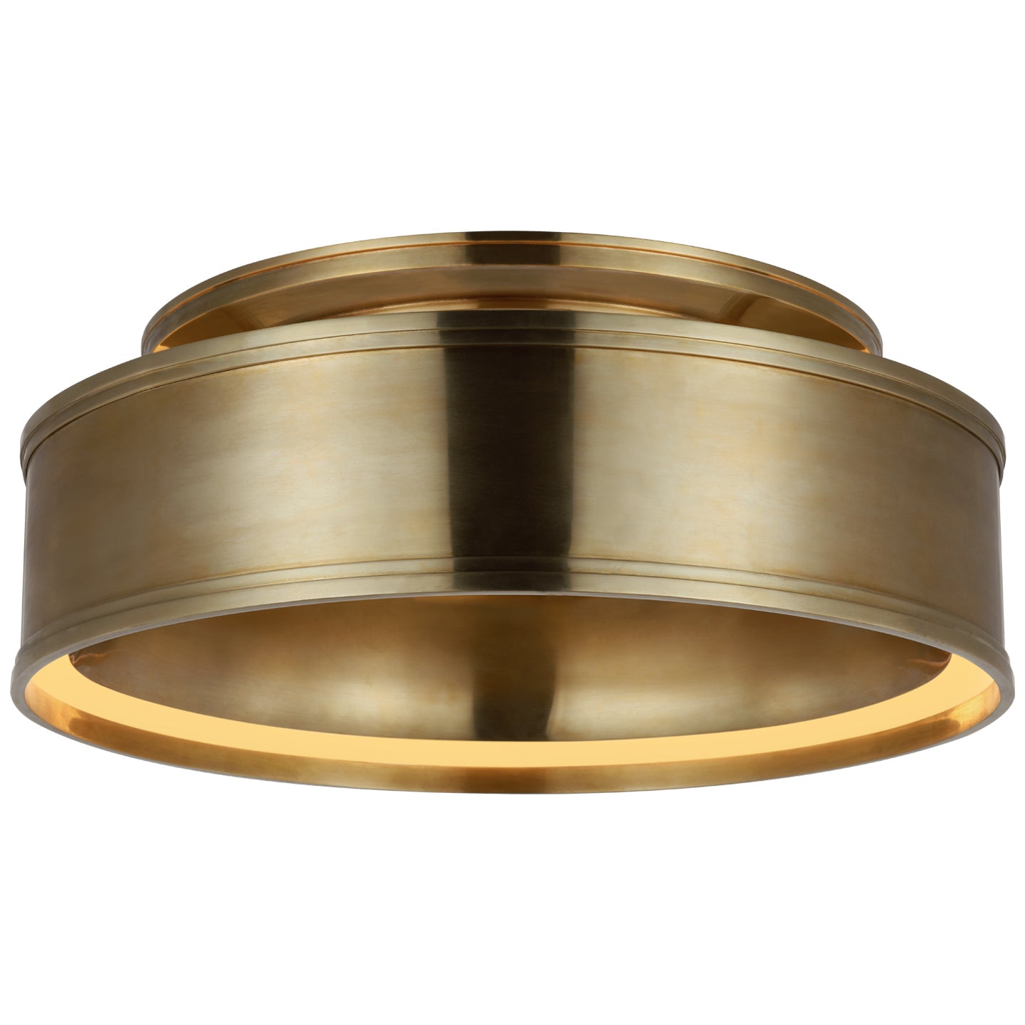 Visual Comfort Signature - CHC 4612AB - LED Flush Mount - Connery - Antique-Burnished Brass