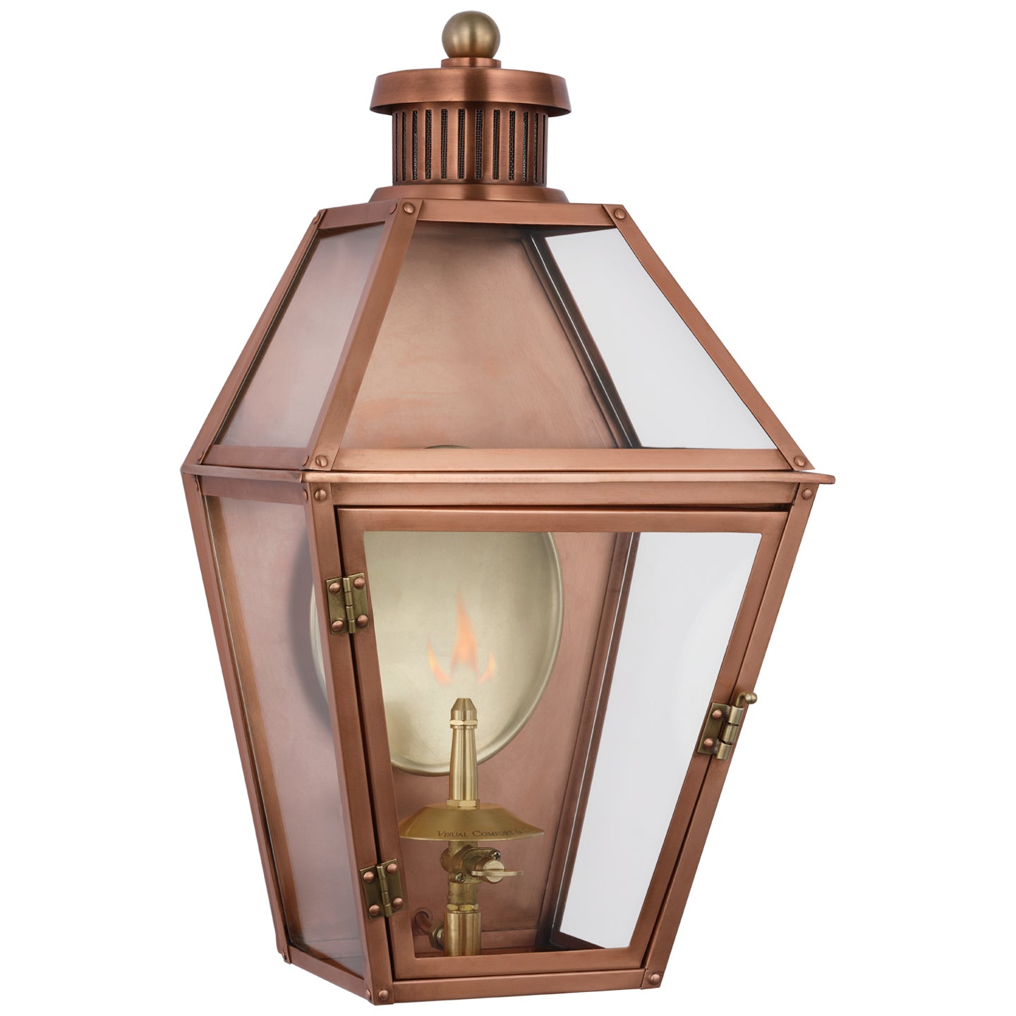 Visual Comfort Signature - CHO 2450SC-CG - Gas Wall Lantern - Stratford Gas - Soft Copper