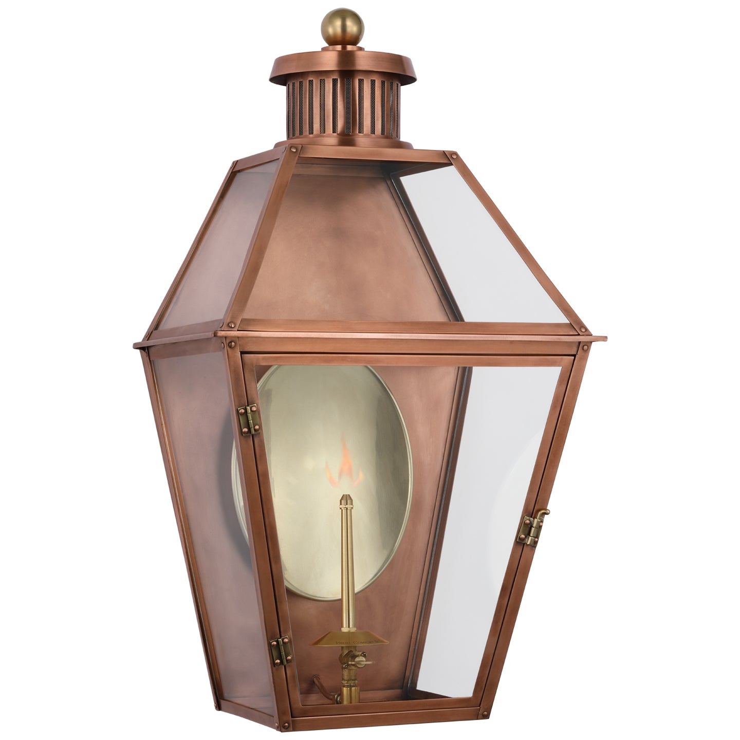 Visual Comfort Signature - CHO 2451SC-CG - Gas Wall Lantern - Stratford Gas - Soft Copper