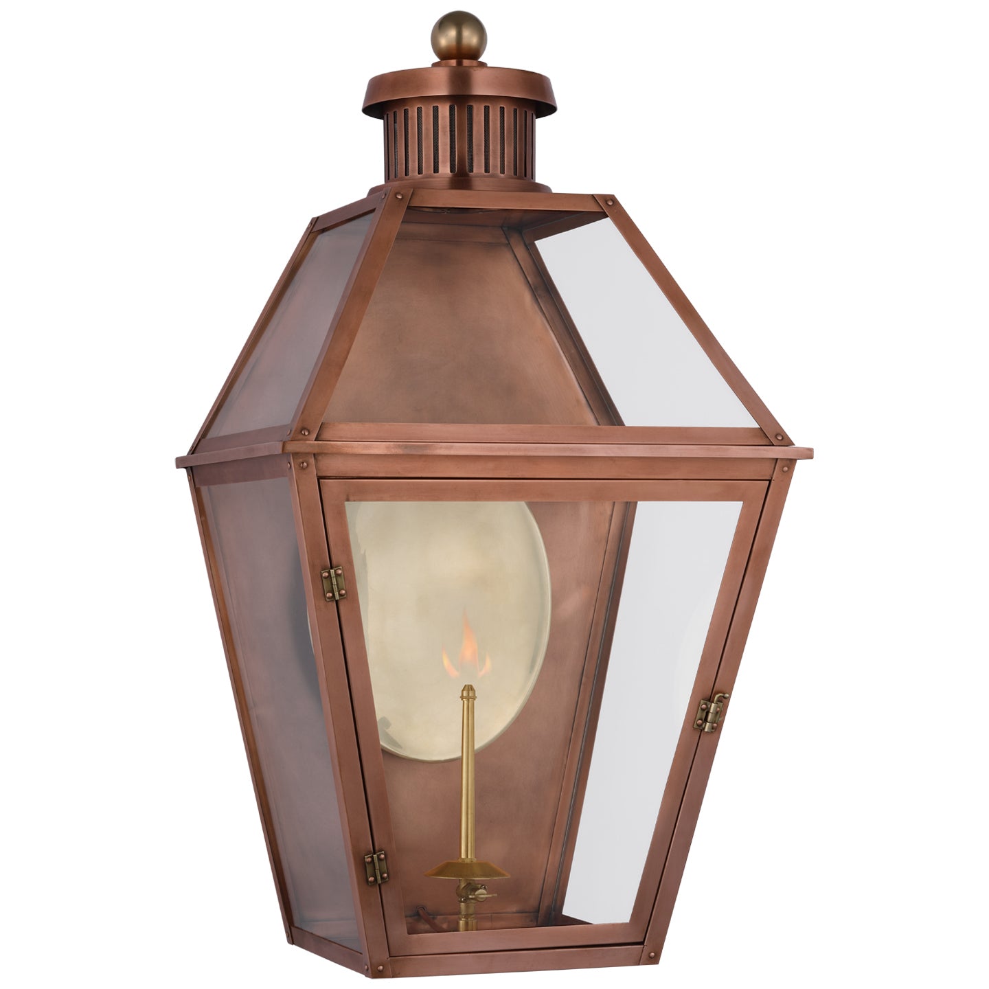 Visual Comfort Signature - CHO 2452SC-CG - Gas Wall Lantern - Stratford Gas - Soft Copper