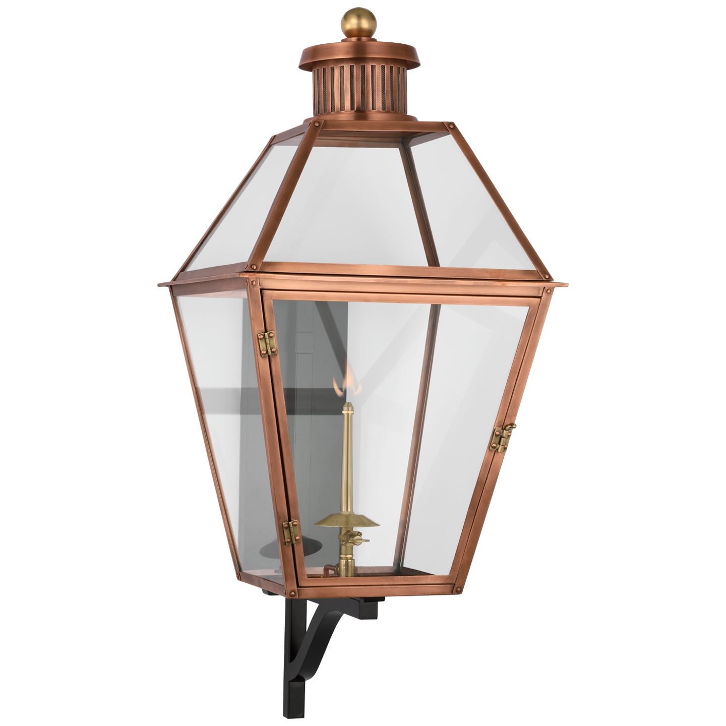 Visual Comfort Signature - CHO 2456SC-CG - Gas Wall Lantern - Stratford Gas - Soft Copper