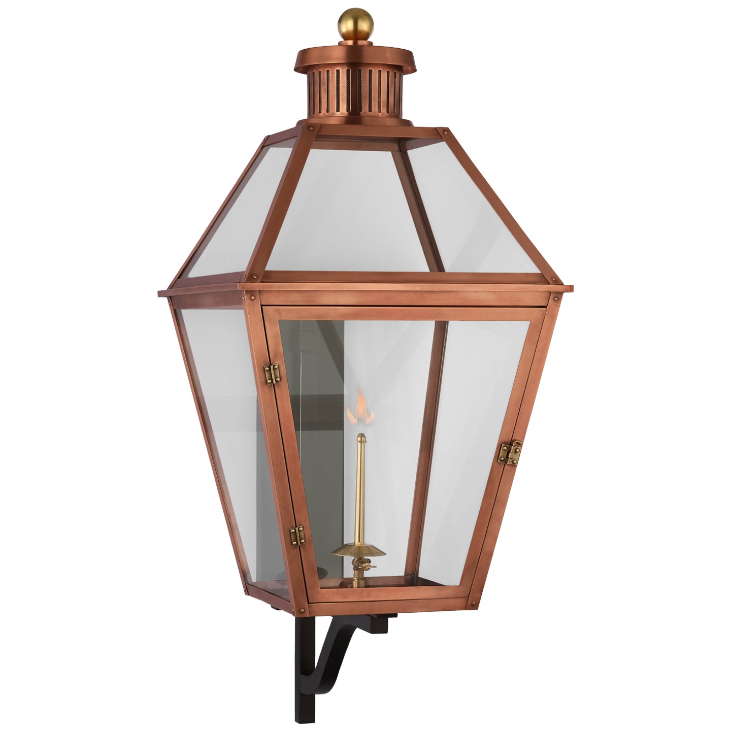 Visual Comfort Signature - CHO 2457SC-CG - Gas Wall Lantern - Stratford Gas - Soft Copper