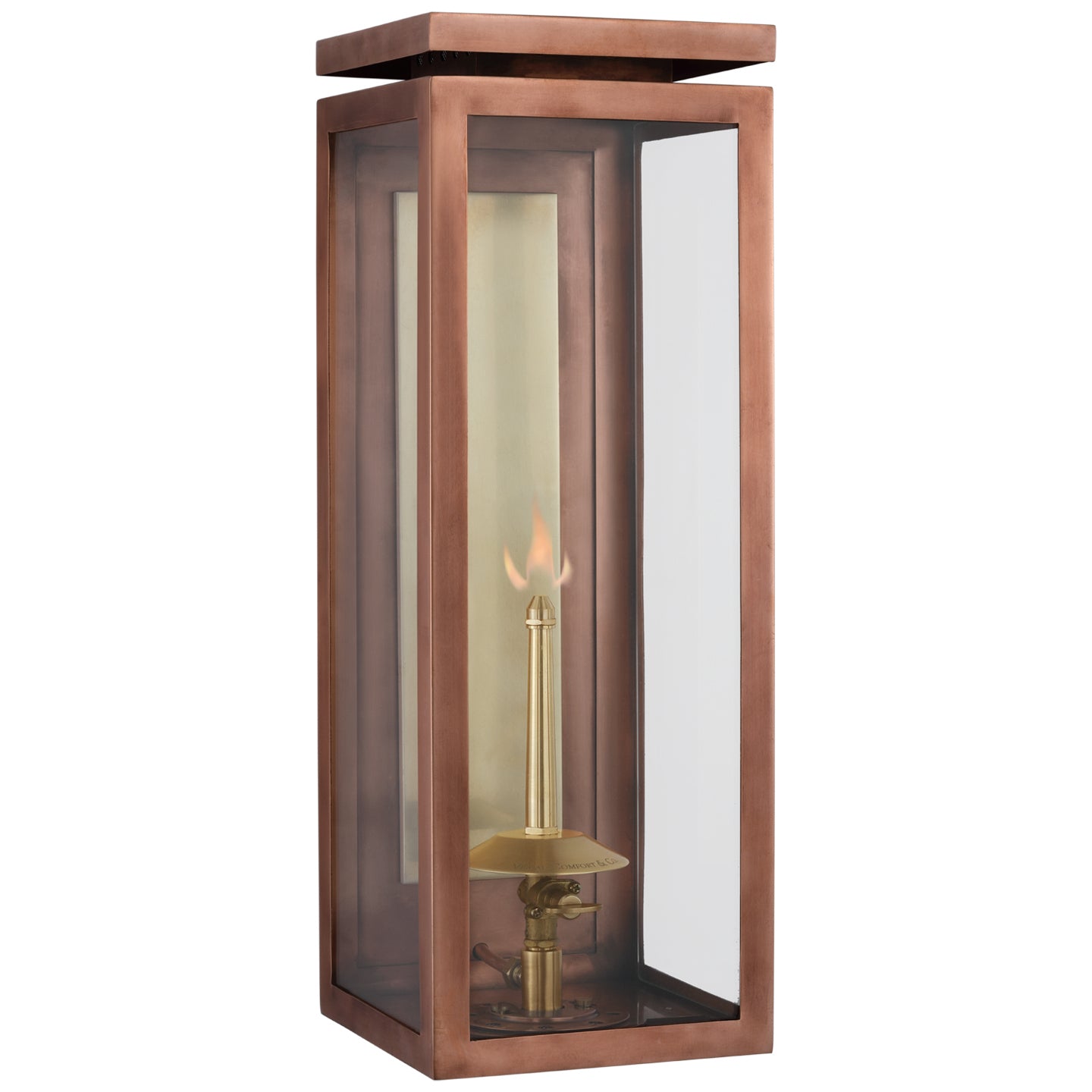 Visual Comfort Signature - CHO 2550SC-CG - Gas Wall Lantern - Fresno Gas - Soft Copper