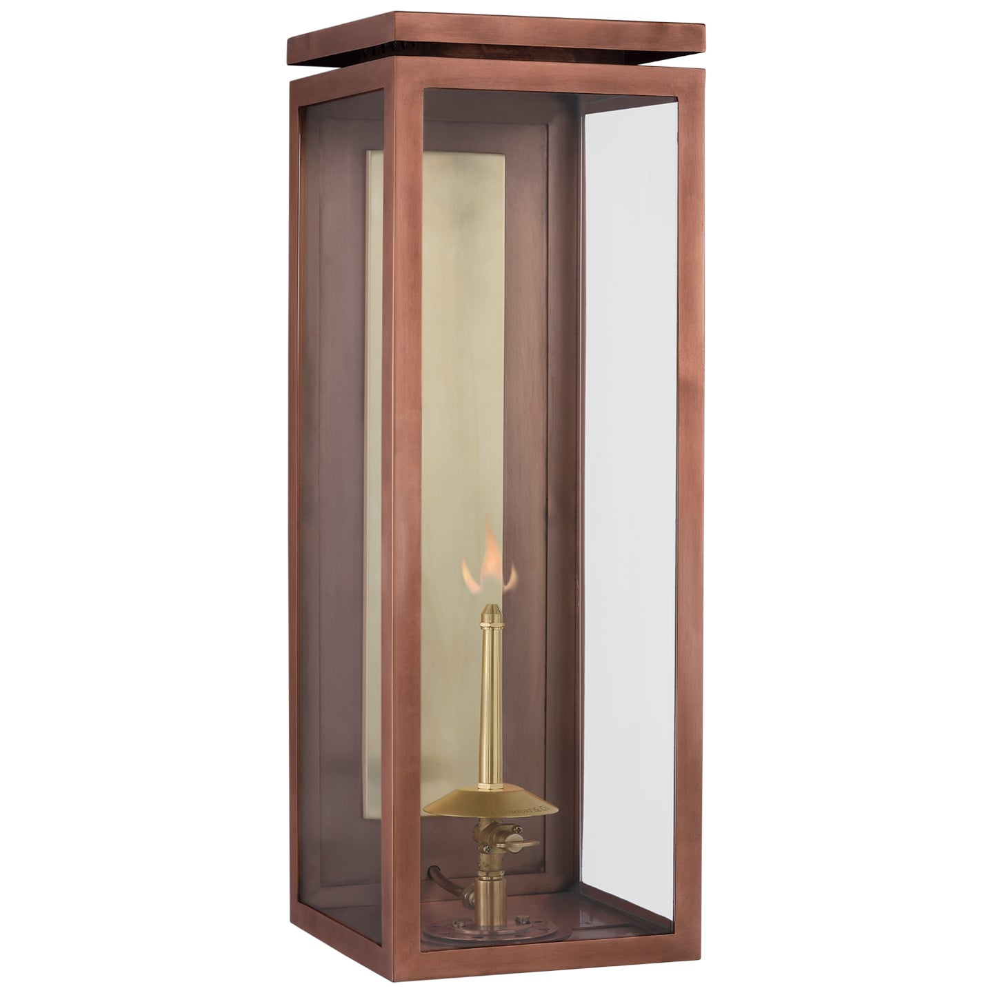 Visual Comfort Signature - CHO 2551SC-CG - Gas Wall Lantern - Fresno Gas - Soft Copper