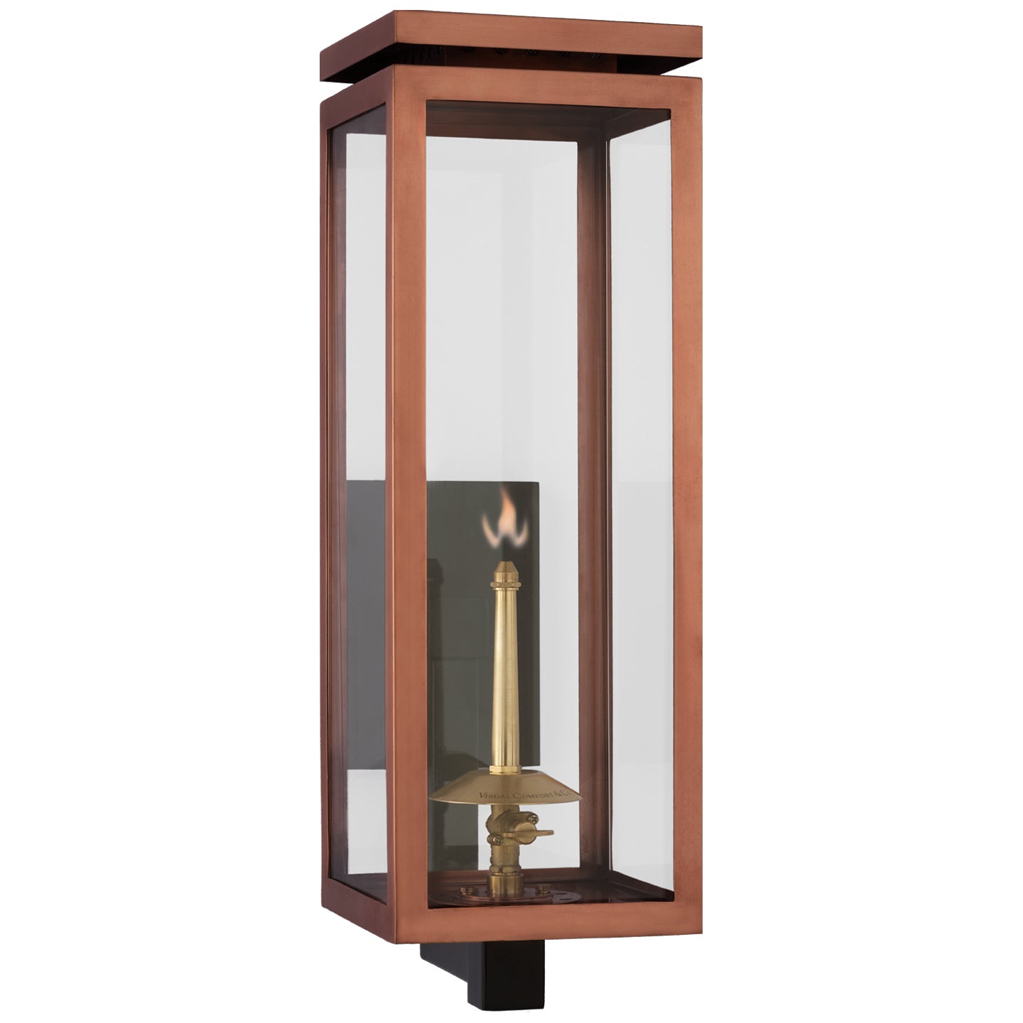 Visual Comfort Signature - CHO 2560SC-CG - Gas Wall Lantern - Fresno Gas - Soft Copper