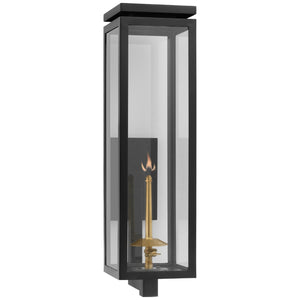 Visual Comfort Signature - CHO 2561BLK-CG - Gas Wall Lantern - Fresno Gas - Matte Black