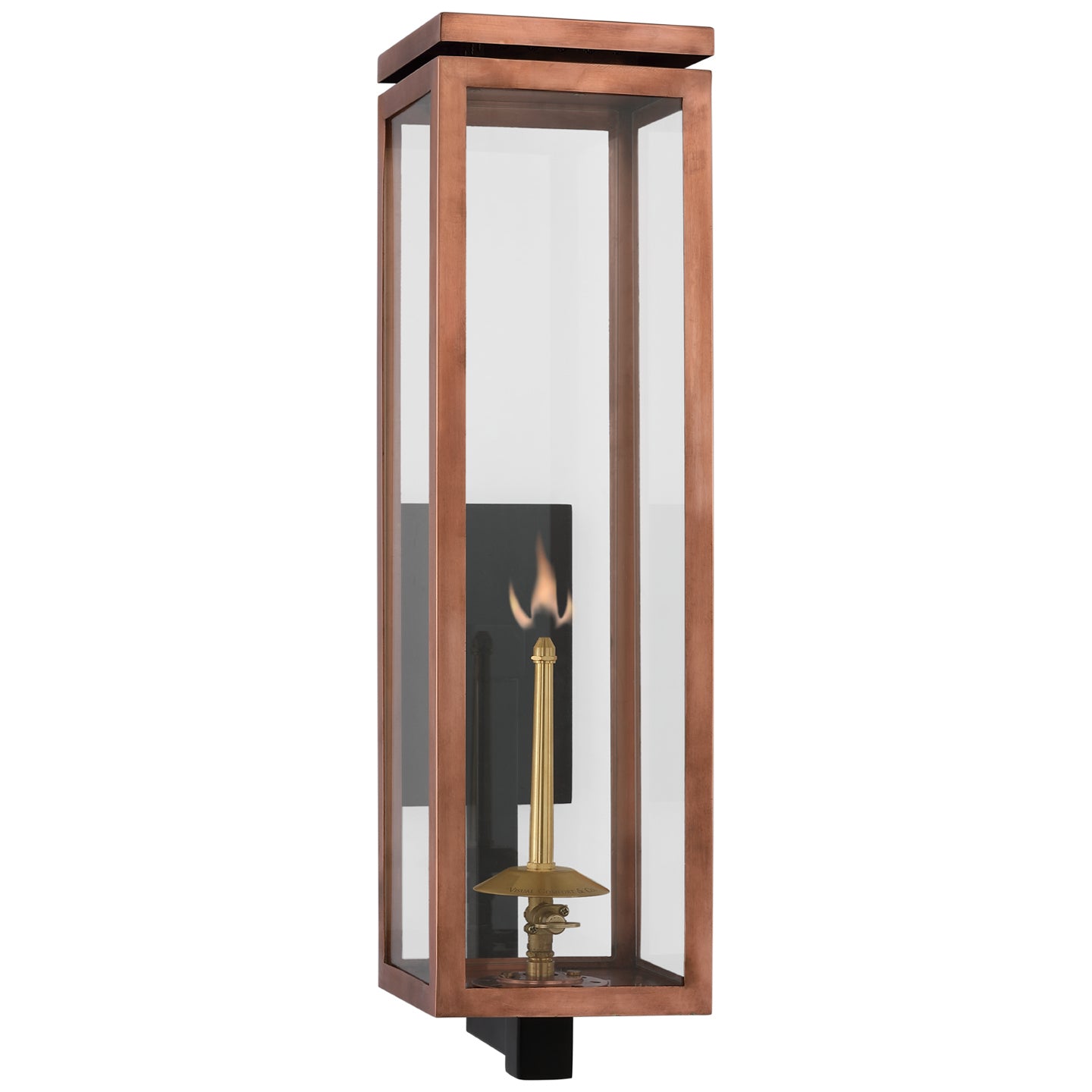 Visual Comfort Signature - CHO 2561SC-CG - Gas Wall Lantern - Fresno Gas - Soft Copper