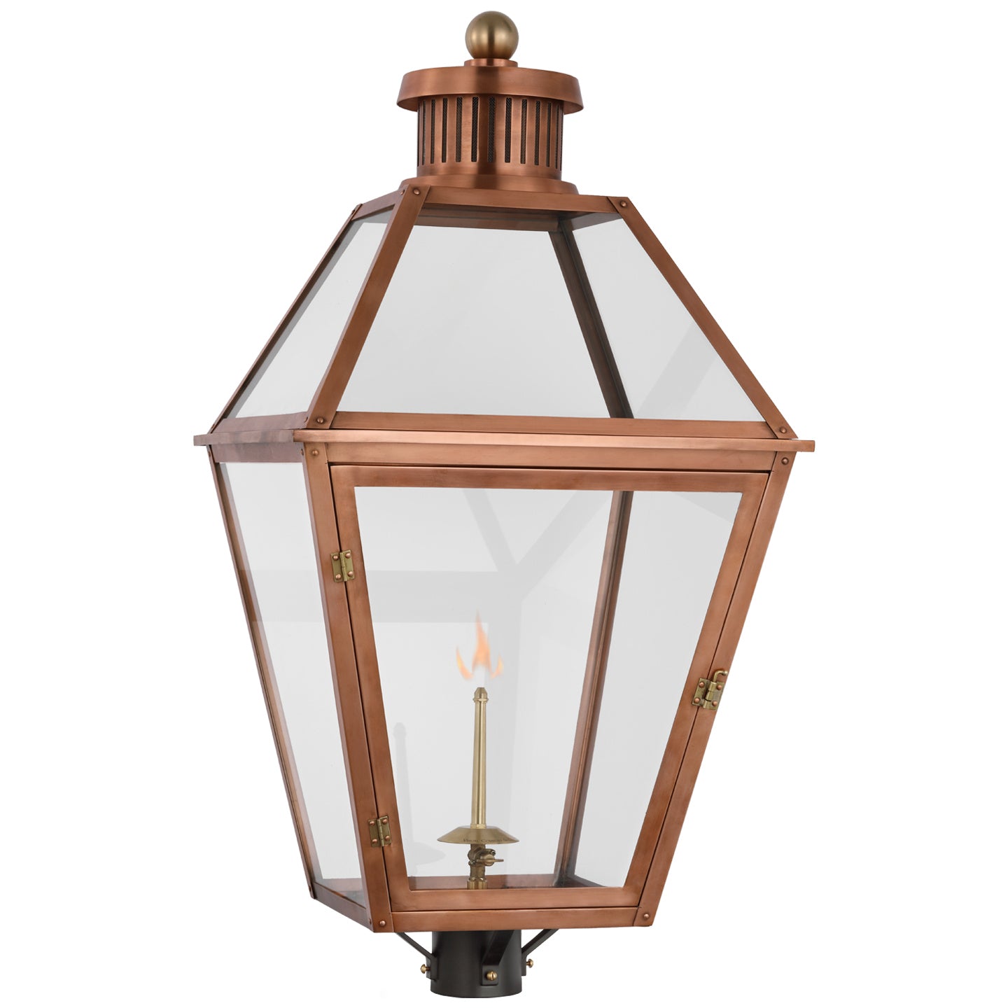 Visual Comfort Signature - CHO 7450SC-CG - Gas Post Light - Stratford Gas - Soft Copper