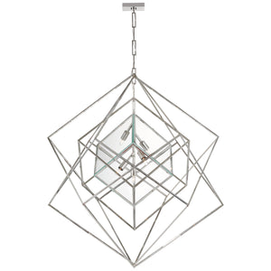 Visual Comfort Signature - KW 5022PN-CG - LED Chandelier - Cubist - Polished Nickel